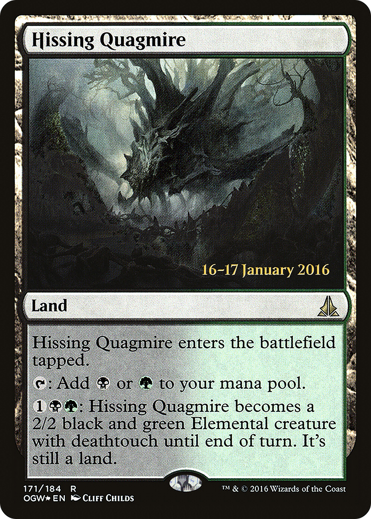 Hissing Quagmire (PRE-171S) [Oath of the Gatewatch Promos] Foil
