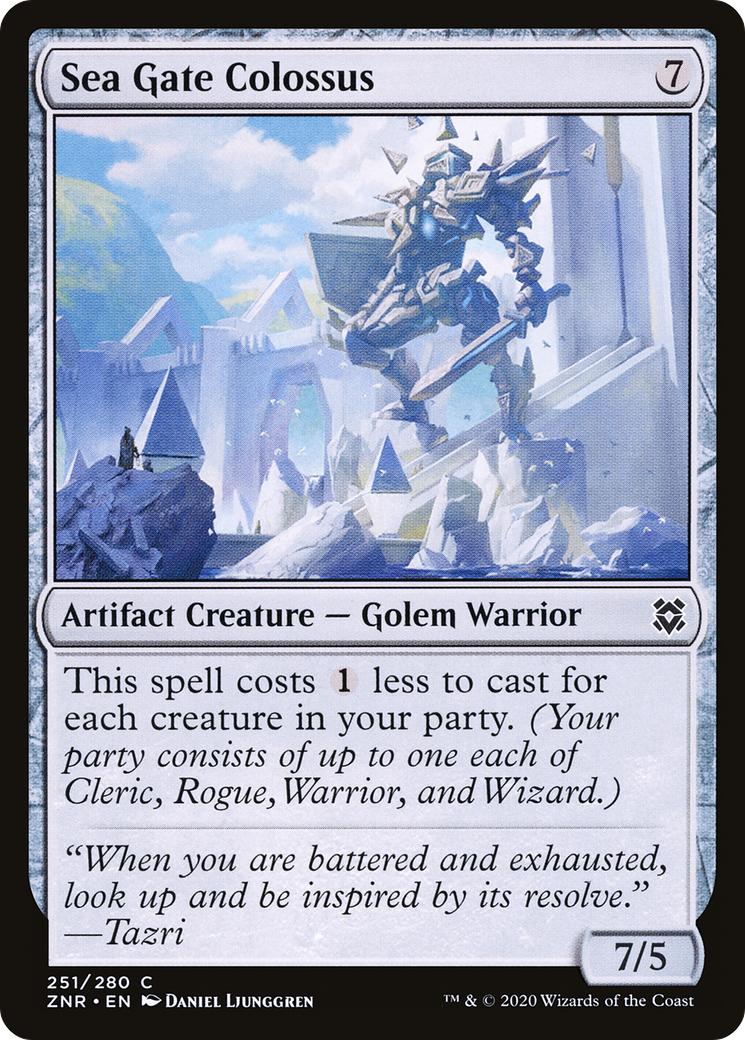 Sea Gate Colossus (ZNR-251) [Zendikar Rising]