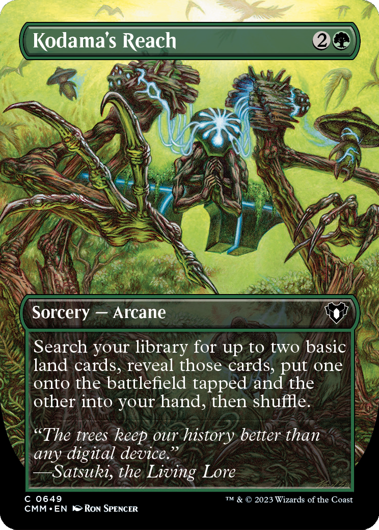 Kodama's Reach (Borderless) (CMM-649) [Commander Masters]