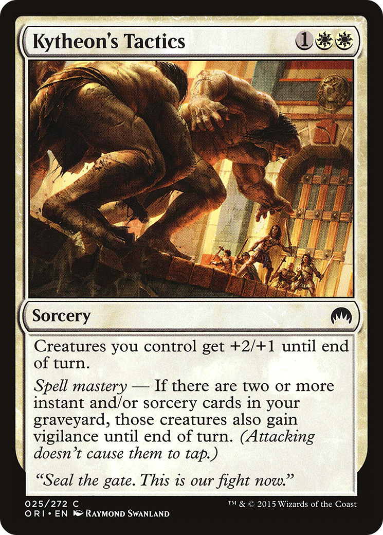 Kytheon's Tactics (ORI-025) [Magic Origins]