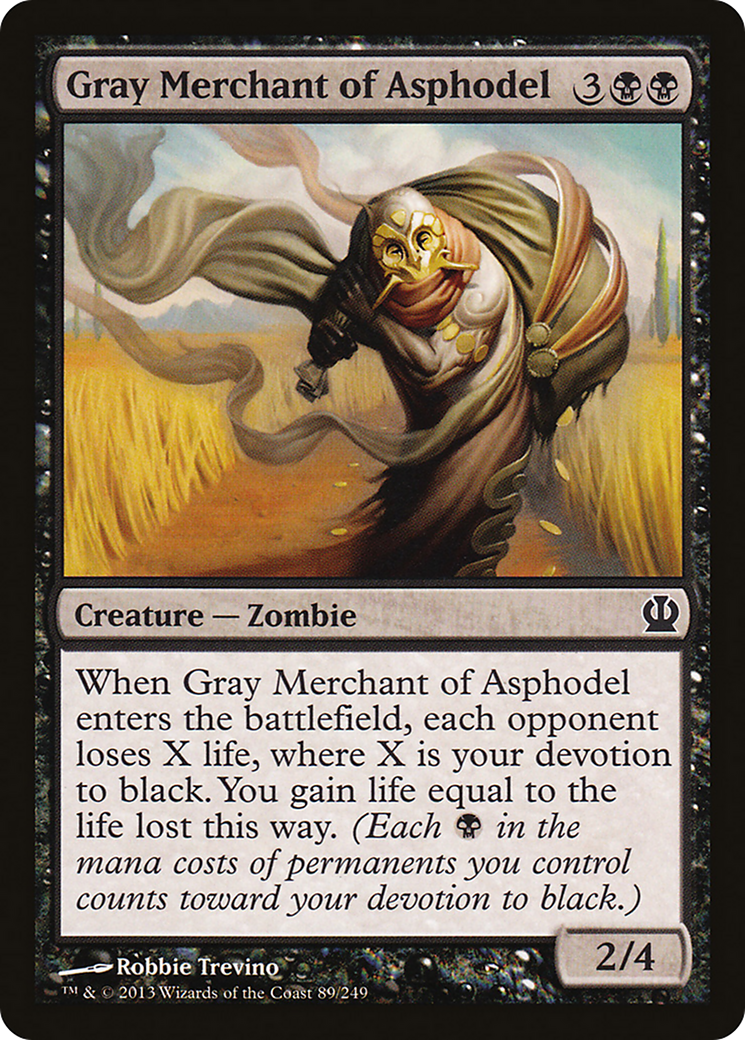Gray Merchant of Asphodel (THS-089) [Theros] Foil