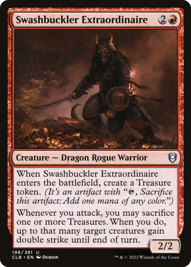 Swashbuckler Extraordinaire (CLB-198) [Commander Legends: Battle for Baldur's Gate]