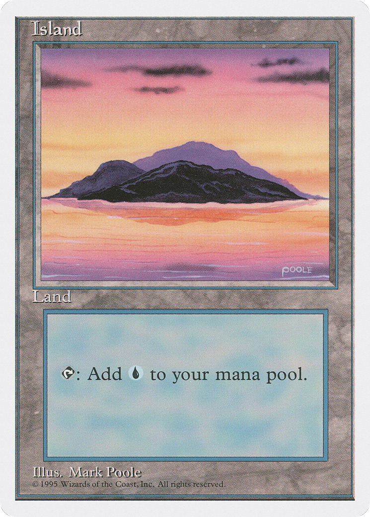 Island (A) (4ED-179) [Fourth Edition]