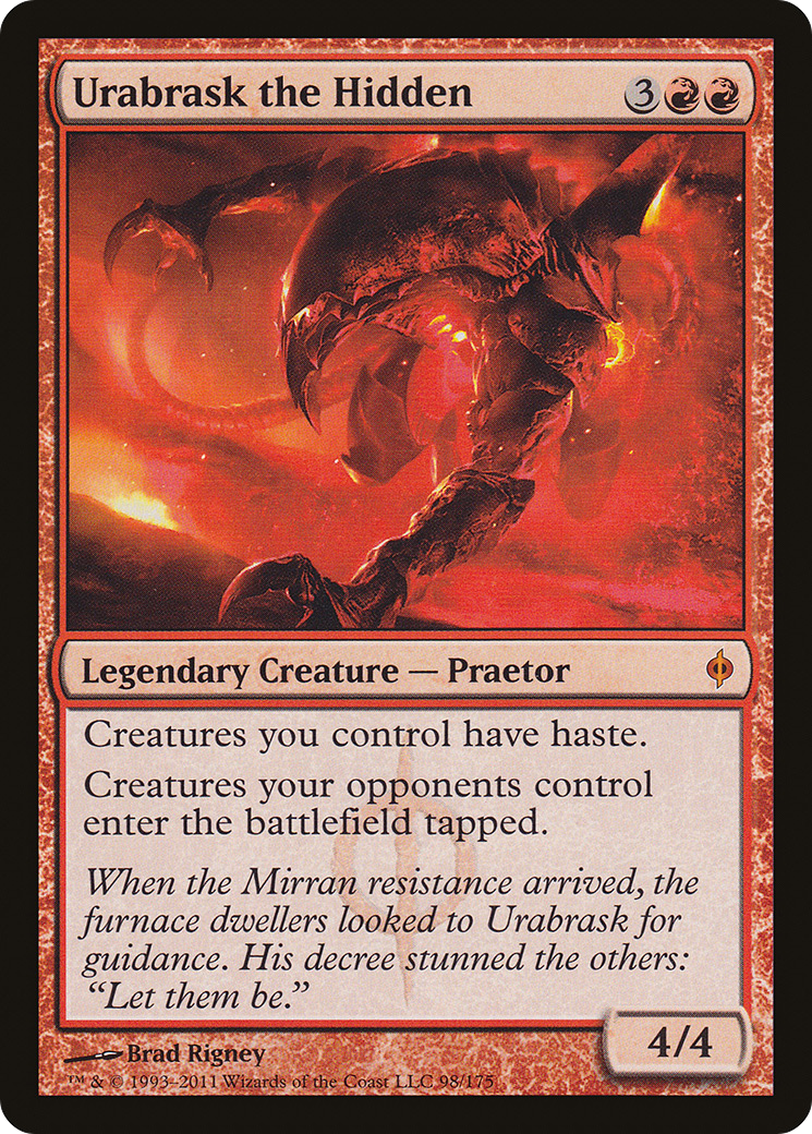 Urabrask the Hidden (NPH-098) [New Phyrexia] Foil