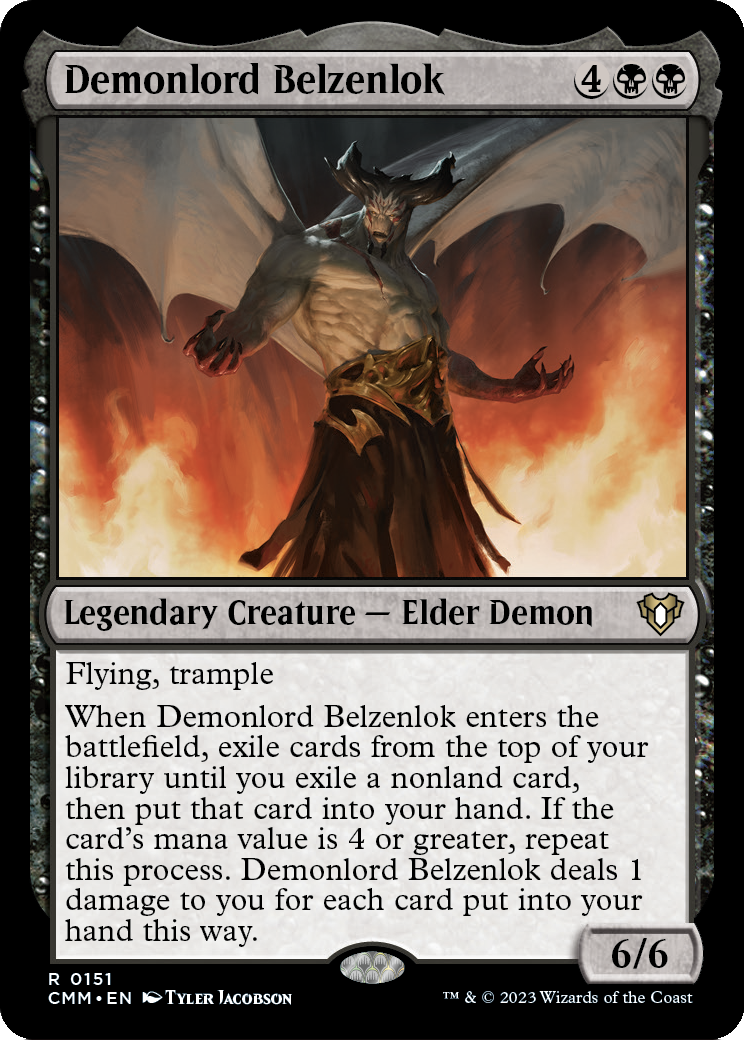 Demonlord Belzenlok (CMM-151) [Commander Masters]
