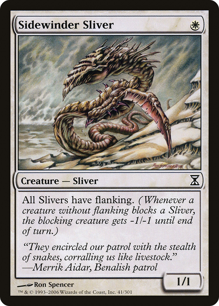 Sidewinder Sliver (TSP-041) [Time Spiral] Foil