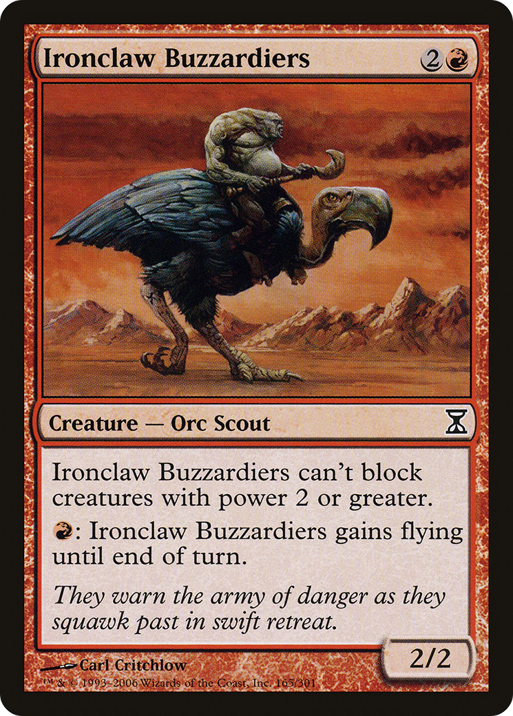 Ironclaw Buzzardiers (TSP-165) [Time Spiral]