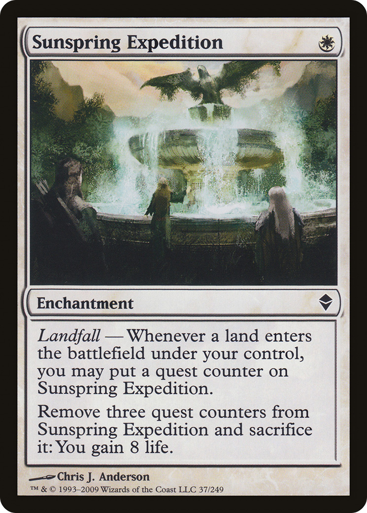 Sunspring Expedition (ZEN-037) [Zendikar] Foil