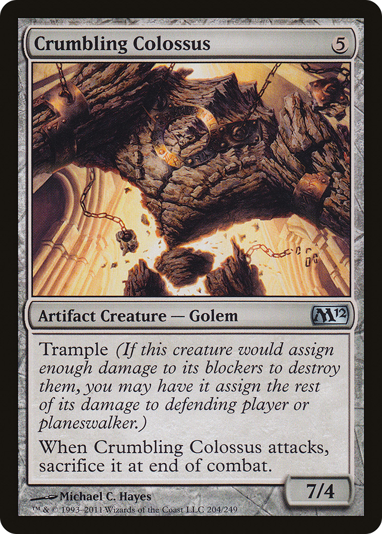Crumbling Colossus (M12-204) [Magic 2012]