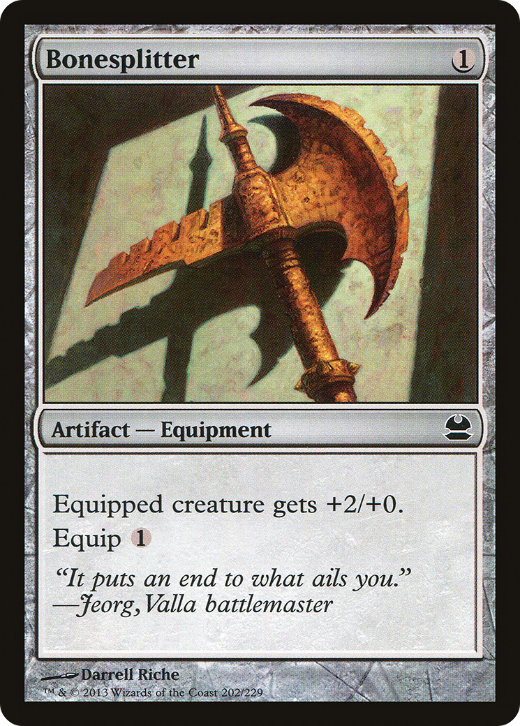 Bonesplitter (MMA-202) [Modern Masters] Foil