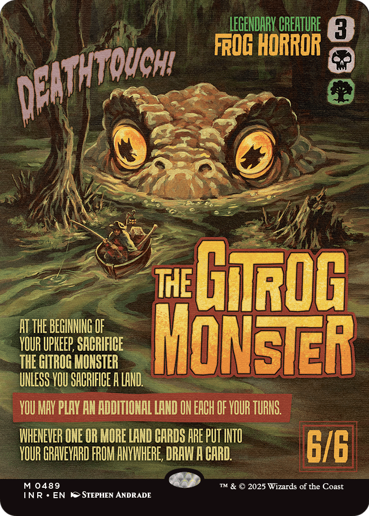 The Gitrog Monster (Showcase) (INR-489) (Borderless) [Innistrad Remastered]
