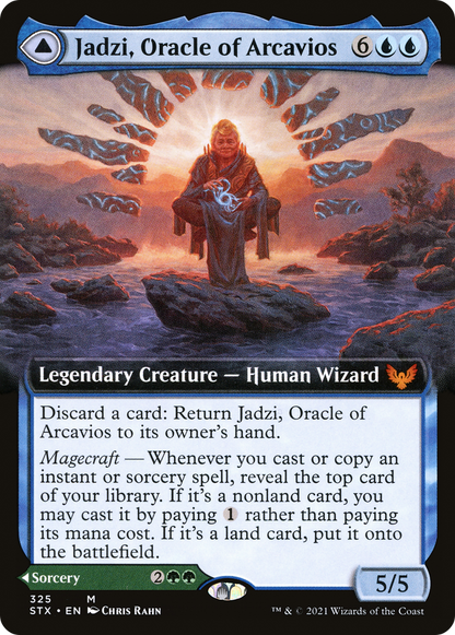Jadzi, Oracle of Arcavios (Extended Art) (STX-325) [Strixhaven: School of Mages] Foil