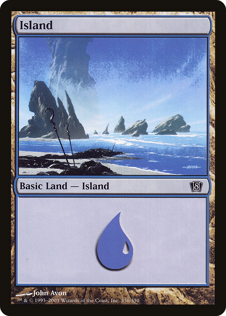 Island (8ED-336) [8th Edition] Foil