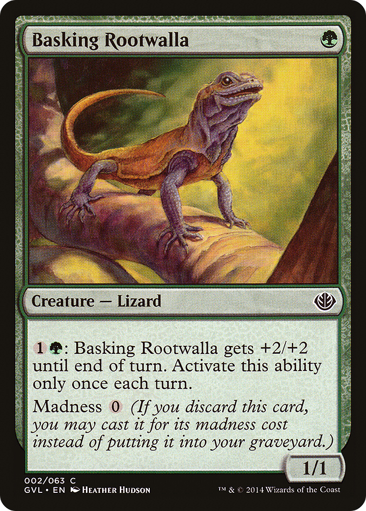 Basking Rootwalla (DD3-002) [Duel Decks Anthology: Garruk vs. Liliana]
