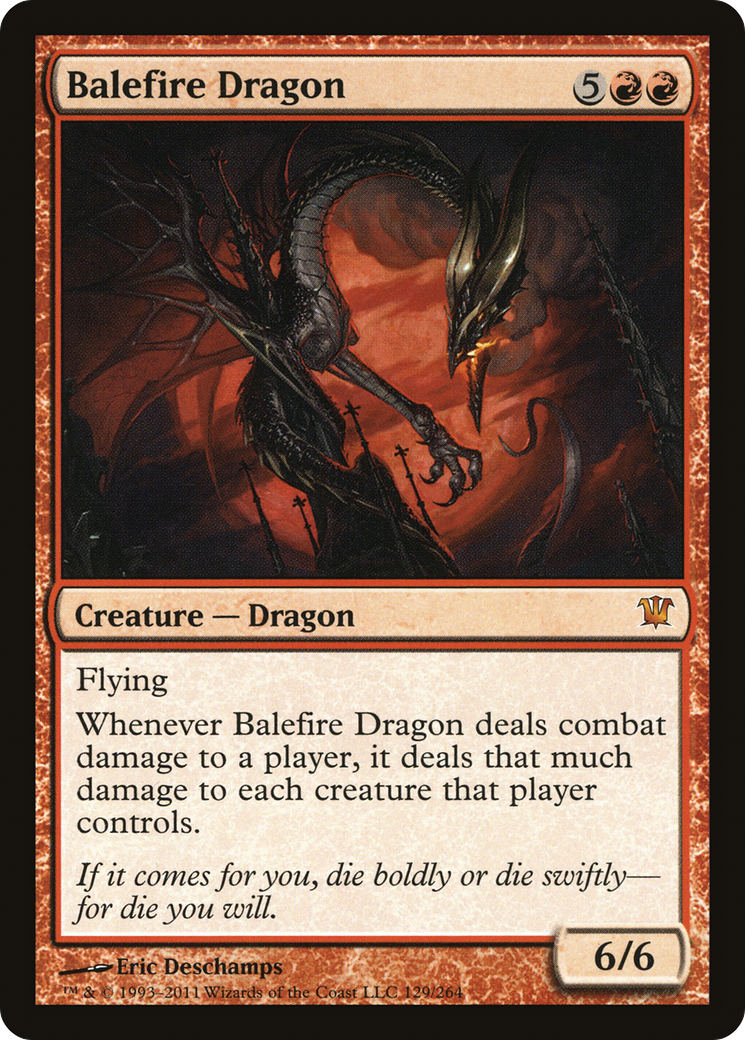 Balefire Dragon (ISD-129) [Innistrad]