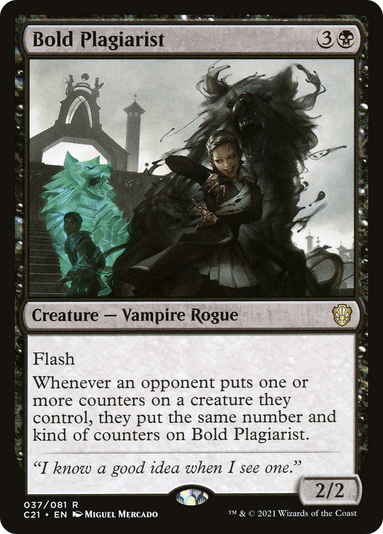 Bold Plagiarist (C21-037) [Commander 2021]