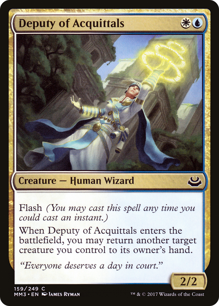 Deputy of Acquittals (MM3-159) [Modern Masters 2017]