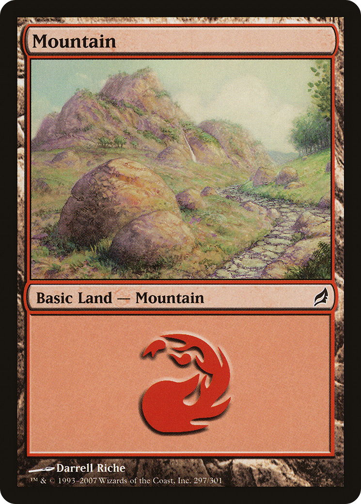 Mountain (LRW-297) [Lorwyn] Foil