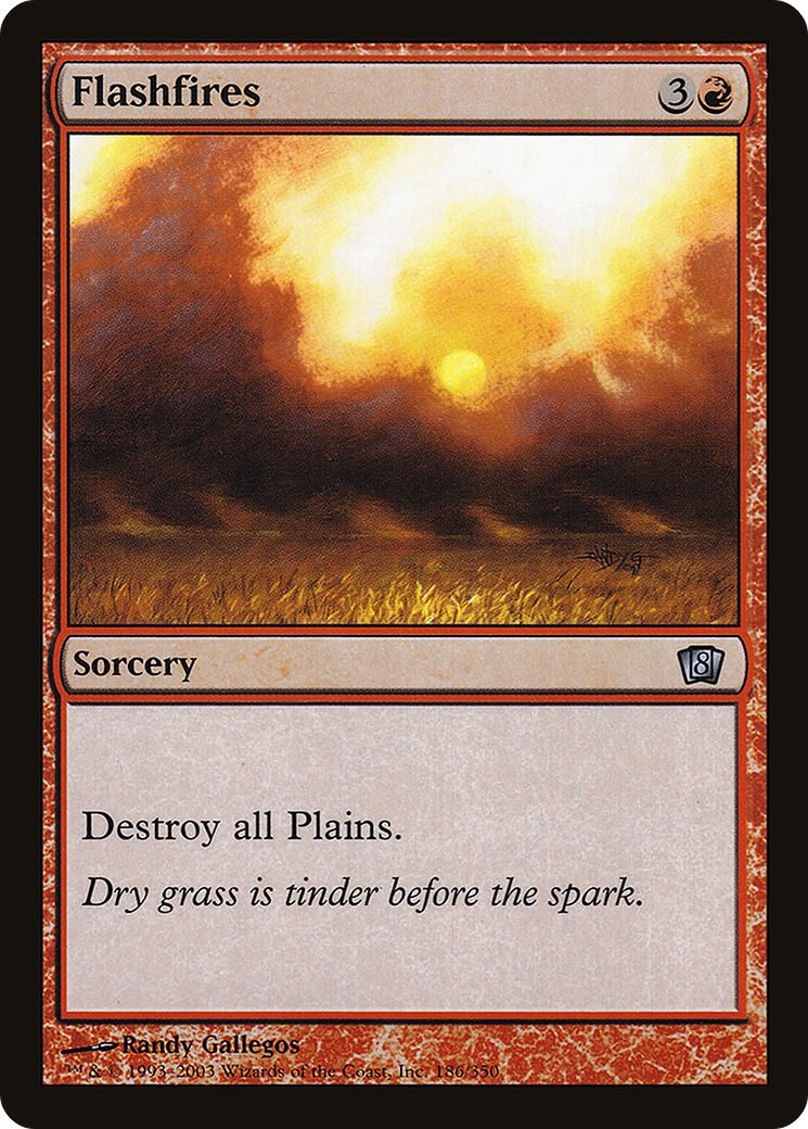 Flashfires (8ED-186) [8th Edition] Foil