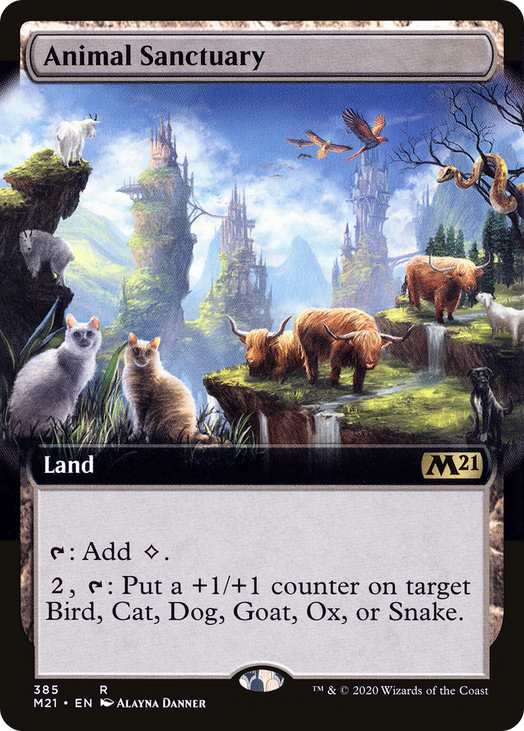 Animal Sanctuary (Extended Art) (M21-385) [Core Set 2021] Foil