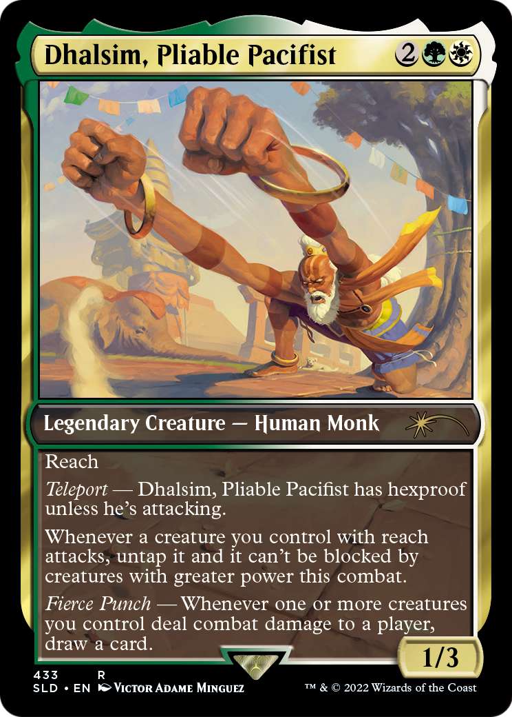 Dhalsim, Pliable Pacifist (SLD-433) [Secret Lair Drop]