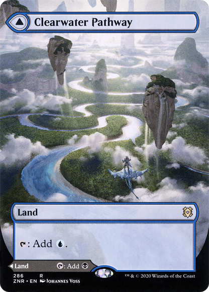 Clearwater Pathway (Borderless) (ZNR-286) (Showcase) [Zendikar Rising]