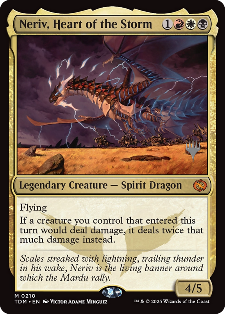 Neriv, Heart of the Storm (PPTDM-210) [Promo Pack: Tarkir: Dragonstorm]