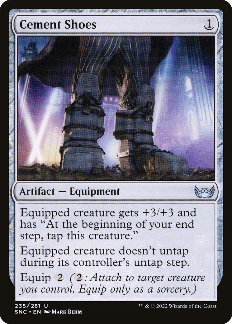 Cement Shoes (SNC-235) [Streets of New Capenna] Foil