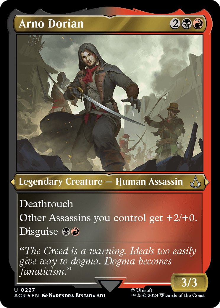 Arno Dorian (Foil Etched) (ACR-227) [Assassin's Creed] Foil