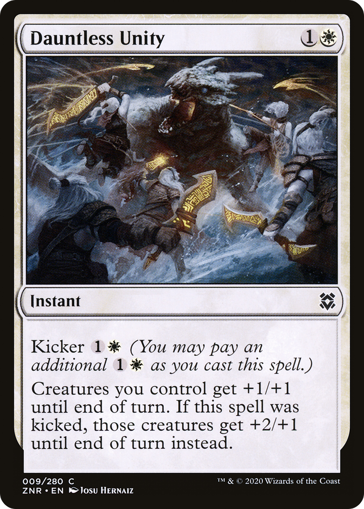 Dauntless Unity (ZNR-009) [Zendikar Rising]