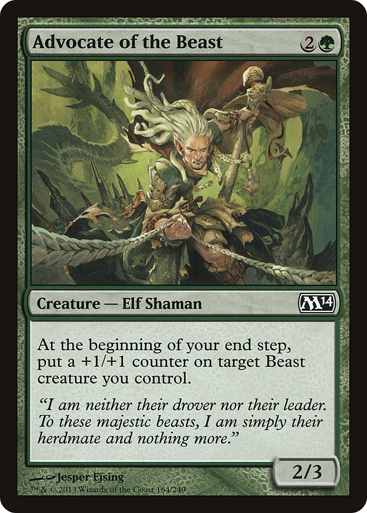 Advocate of the Beast (M14-164) [Magic 2014]