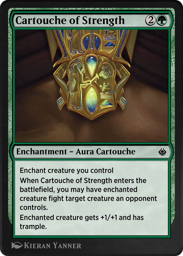 Cartouche of Strength (AKR-184) [Amonkhet Remastered]