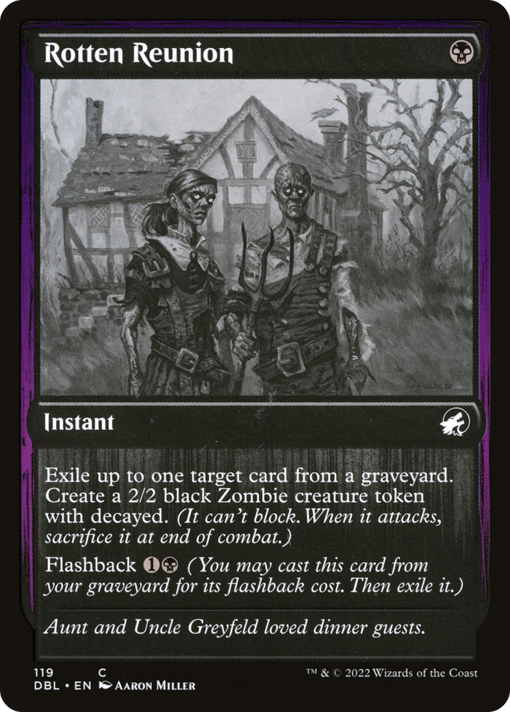 Rotten Reunion (DBL-119) [Innistrad: Double Feature] Foil