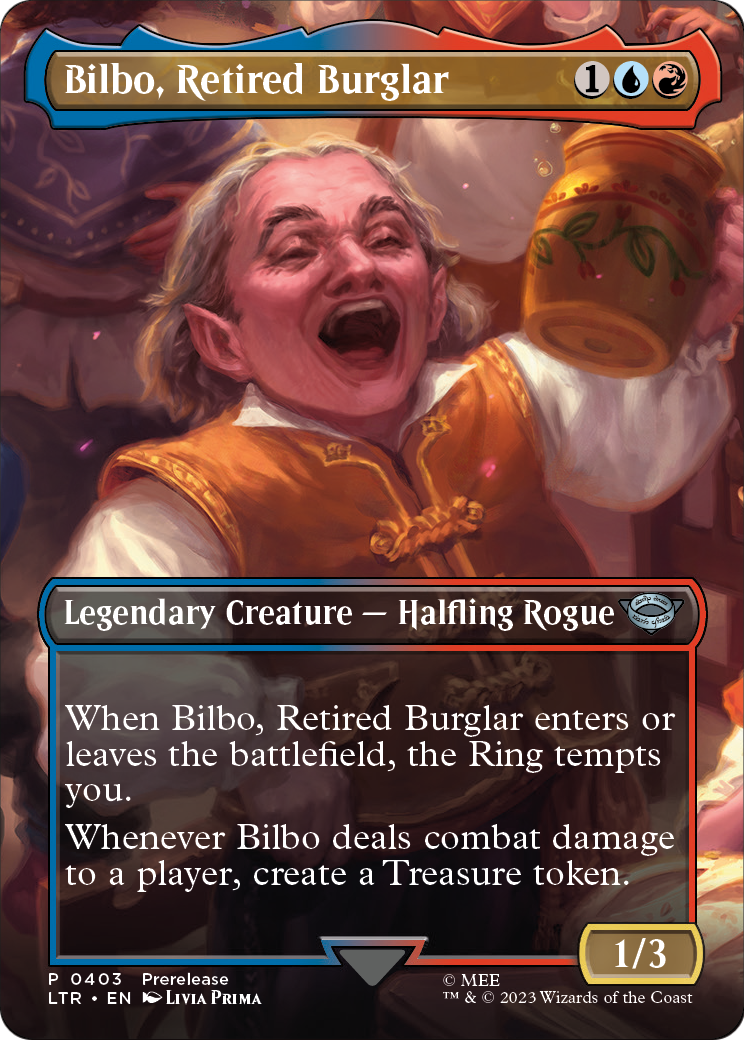 Bilbo, Retired Burglar (Borderless) (LTR-403) [The Lord of the Rings: Tales of Middle-earth]