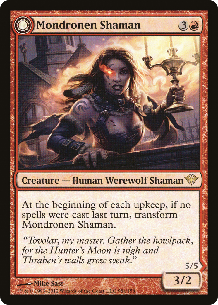 Mondronen Shaman (DKA-098) [Dark Ascension]