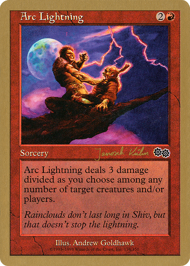 Arc Lightning - 2000 Janosch Kuhn (USG) [World Championship Decks 2000]