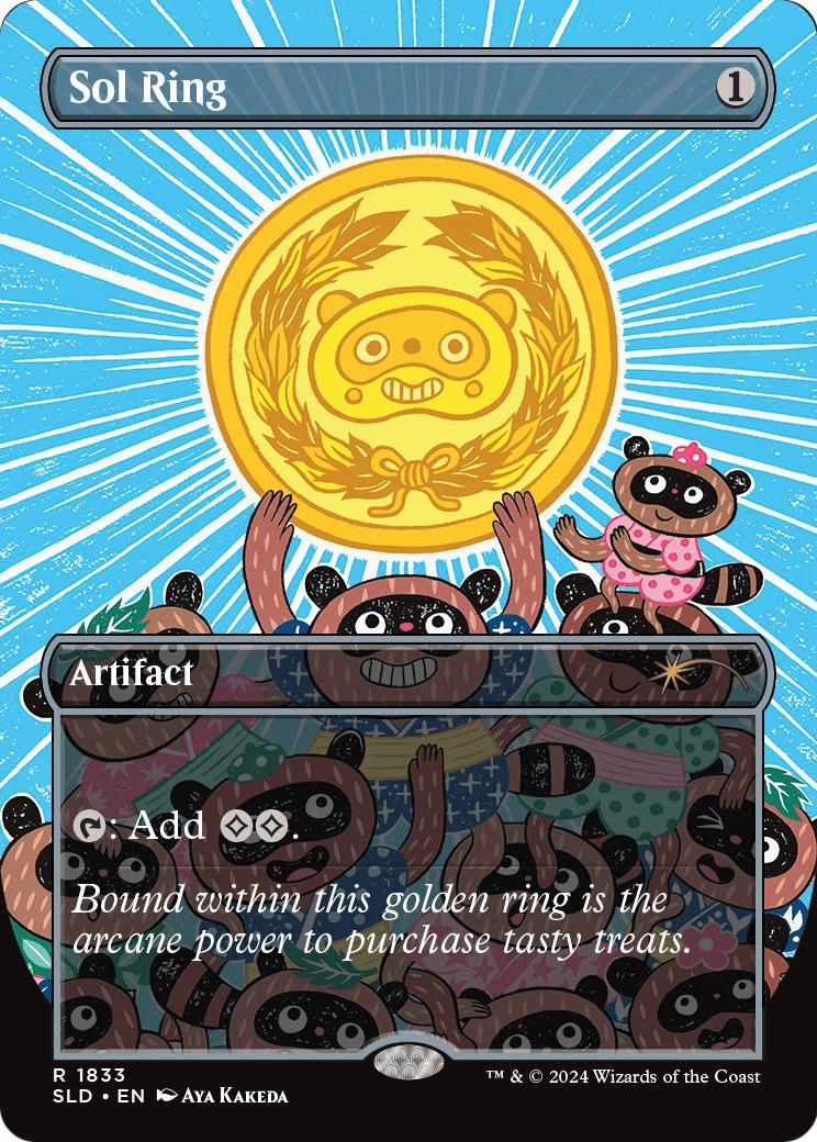 Sol Ring (SLD-1833) (Borderless) [Secret Lair Drop] Foil