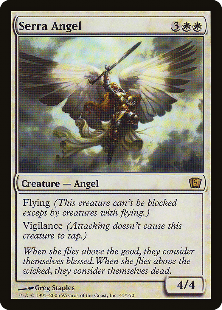 Serra Angel [9th Edition] Foil