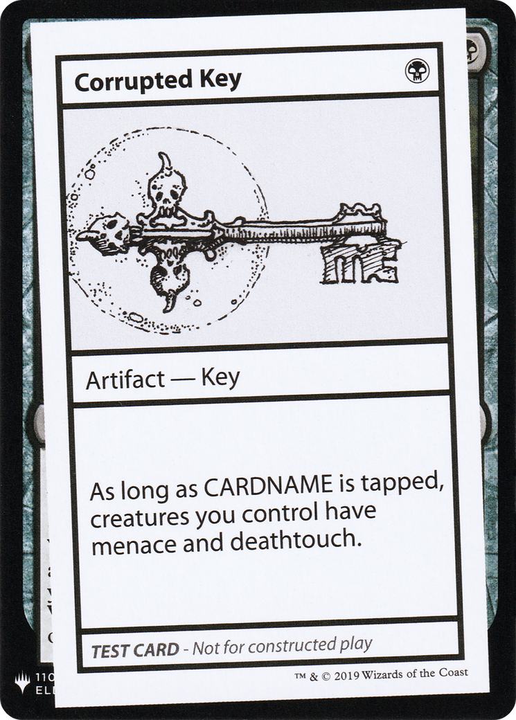 Corrupted Key [Mystery Booster Playtest Cards 2019]