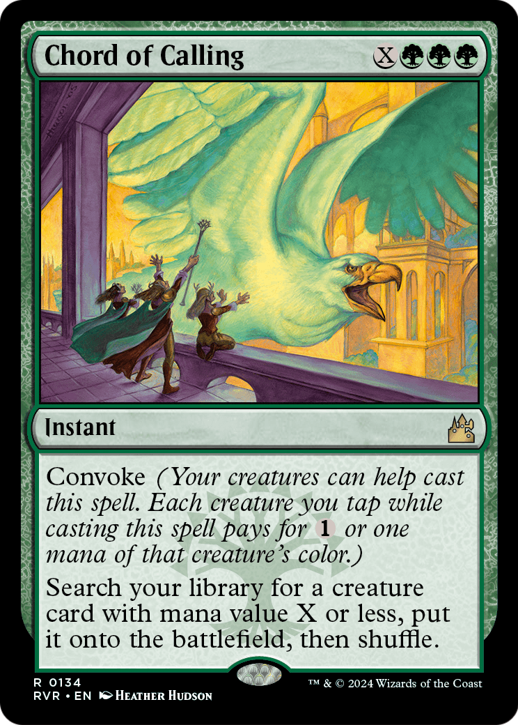Chord of Calling (RVR-134) [Ravnica Remastered] Foil