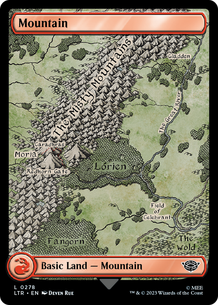 Mountain (LTR-278) [The Lord of the Rings: Tales of Middle-earth] Foil