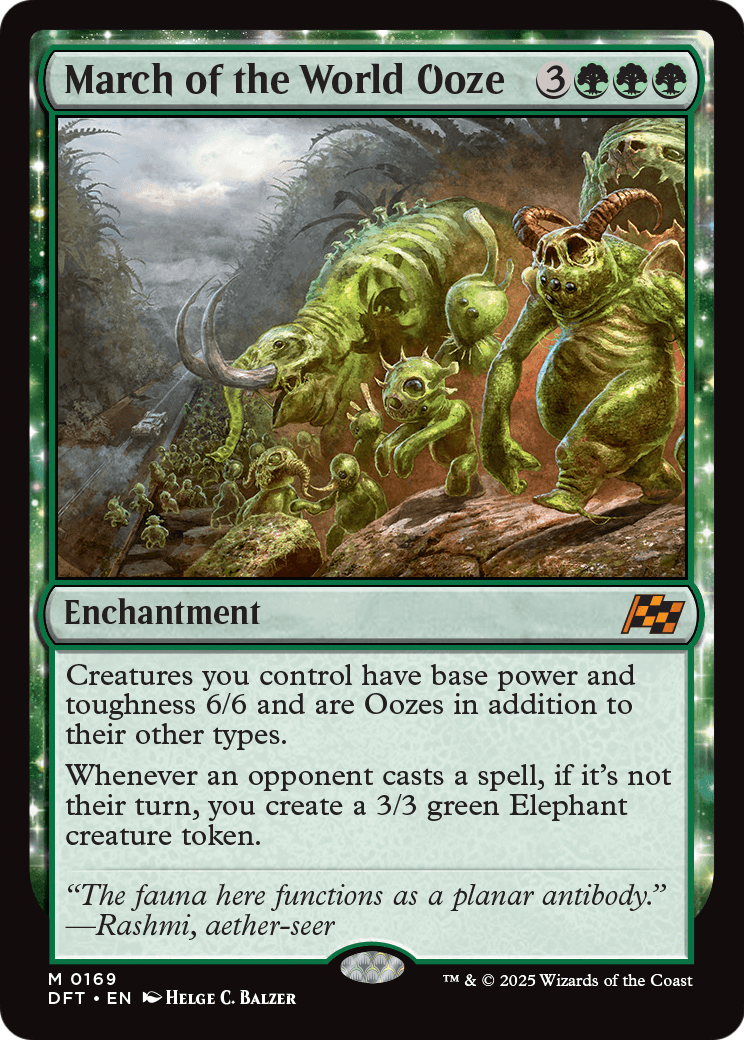 March of the World Ooze (DFT-169) [Aetherdrift] Foil