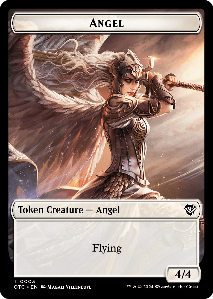 Angel (TOTC-003) [Outlaws of Thunder Junction Commander Tokens]