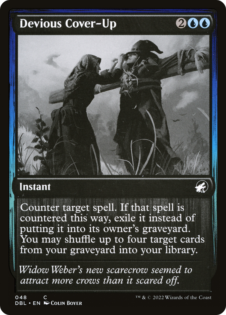 Devious Cover-Up (DBL-048) [Innistrad: Double Feature]