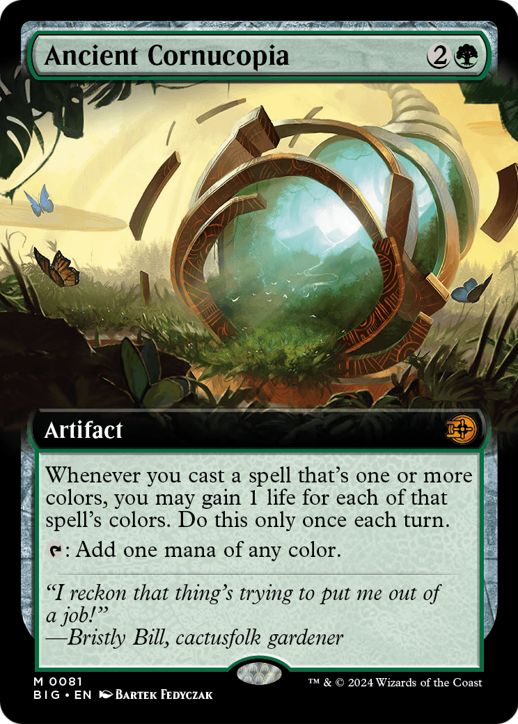Ancient Cornucopia (Extended Art) (BIG-081) [The Big Score] Foil