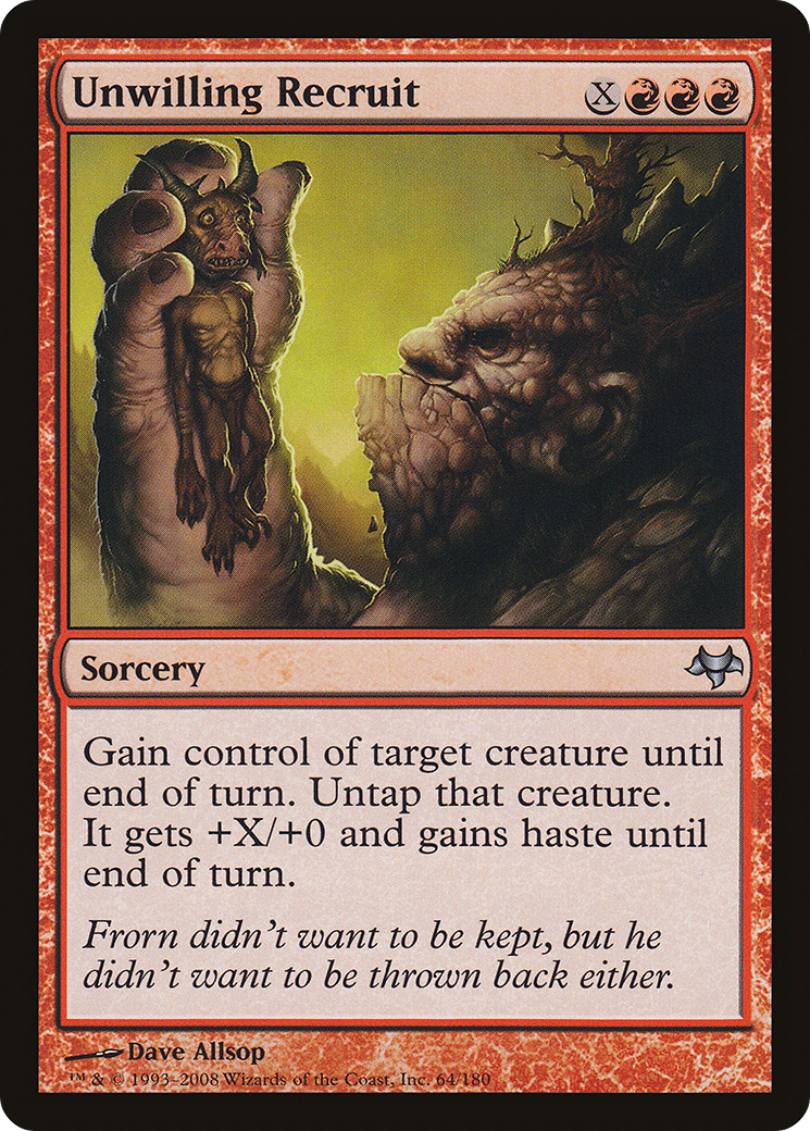 Unwilling Recruit (EVE-064) [Eventide] Foil