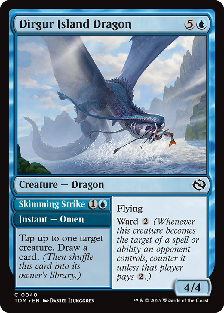 Dirgur Island Dragon (TDM-040) [Tarkir: Dragonstorm] Foil
