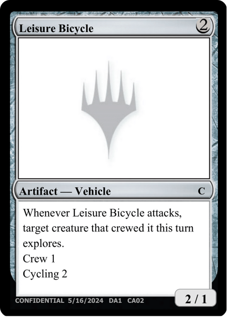 Leisure Bicycle (UNK-CA02A) [Unknown Event]