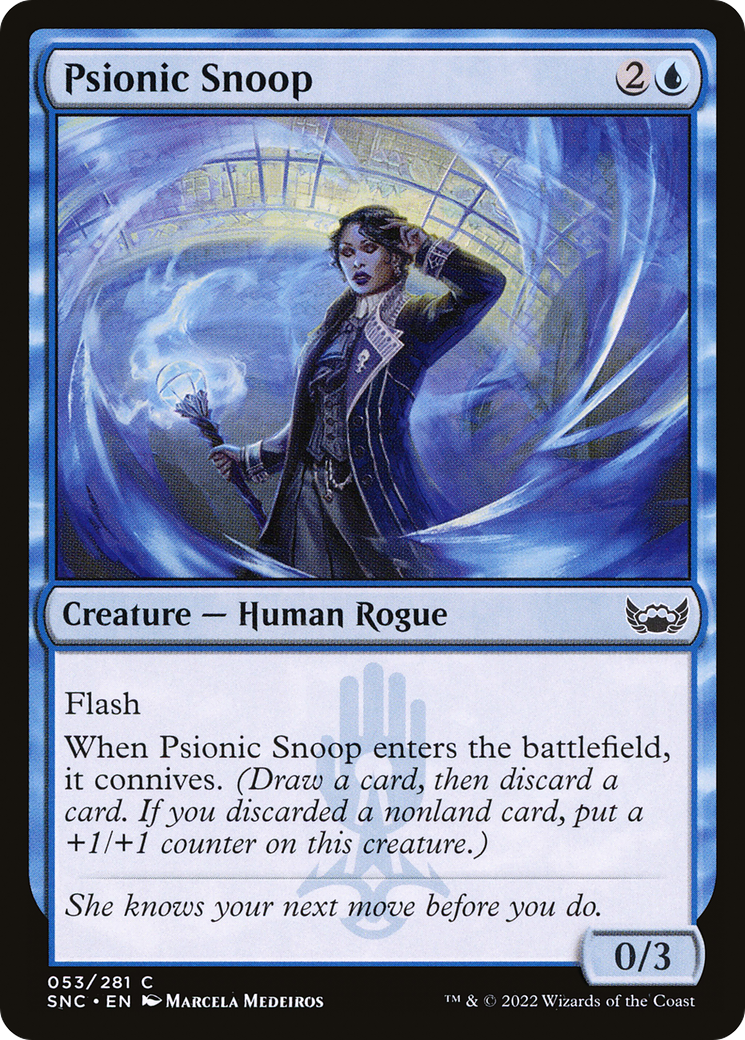 Psionic Snoop (SNC-053) [Streets of New Capenna]