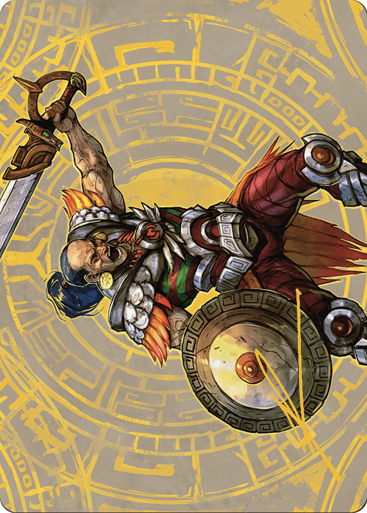 Inti, Seneschal of the Sun // Inti, Seneschal of the Sun (ALCI-047) (Borderless) [The Lost Caverns of Ixalan Art Series] Foil